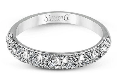 LP1582-B WHITE 18K BAND 1