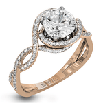 LP2304 WHITE 18K SEMI ROSE
