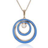 Pendant Necklace in 18k Gold with Diamonds