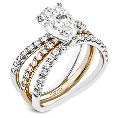 LR1083-PR WHITE 18K SET