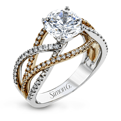 LR2125 WHITE 18K SEMI