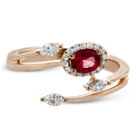 LR2265-R WHITE 18K SEMI ROSE 1