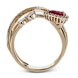 LR2266-R WHITE 18K X ROSE 2