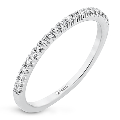 LR2345-B WHITE 18K BAND