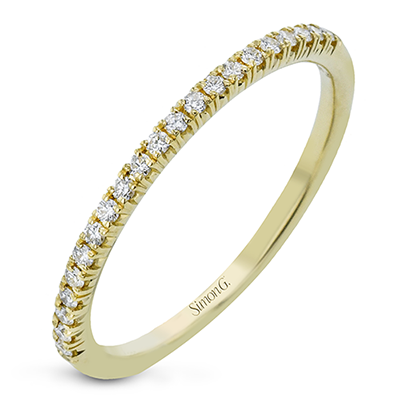 LR2345-B WHITE 18K BAND YELLOW