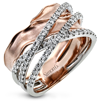 LR2624 WHITE 18K X WHITE-ROSE