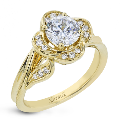 LR2821 WHITE 18K SEMI