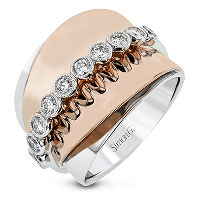 LR2878 WHITE 18K X WHITE-ROSE