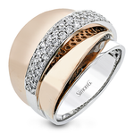 LR2879 WHITE 18K X WHITE-ROSE