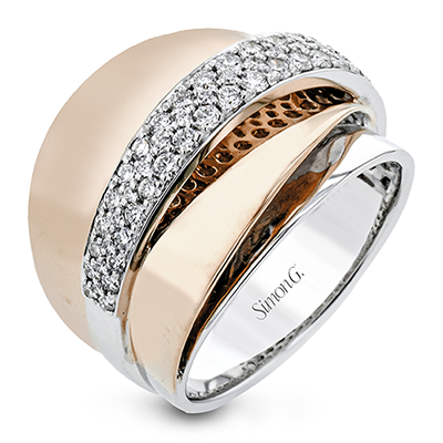 LR2879 WHITE 18K X WHITE-ROSE