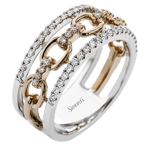 LR2994 WHITE 18K X WHITE-ROSE