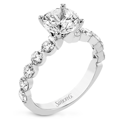 LR3006 WHITE 18K SEMI WHITE