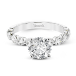 LR3006 WHITE 18K SEMI WHITE 3
