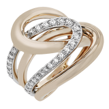 LR3103 WHITE 18K X WHITE-ROSE