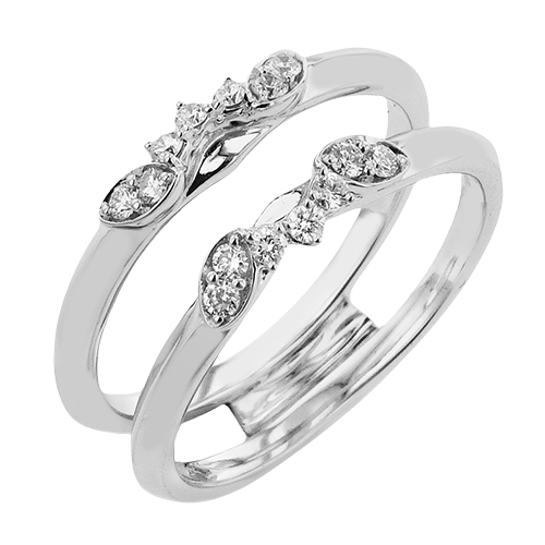 LR3122 WHITE 18K BAND WHITE