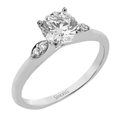 LR3122 WHITE 18K SEMI WHITE