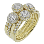 LR3163 WHITE 18K X YELLOW
