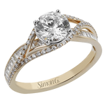 LR3184 WHITE 18K X ROSE