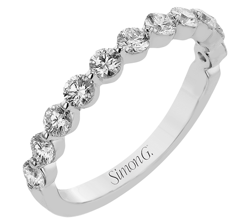 LR3202-B WHITE 18K BAND WHITE