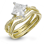 MR1395 WHITE 18K SET YELLOW