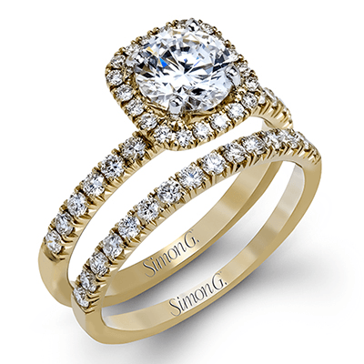 MR2132 WHITE 18K SET YELLOW