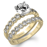 MR2566 WHITE 18K SET YELLOW
