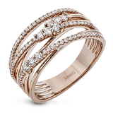 MR2606 WHITE 18K X ROSE