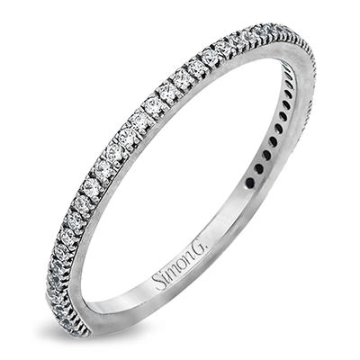 PR108-B-TQ WHITE 18K BAND