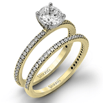 PR108 WHITE 18K SET YELLOW