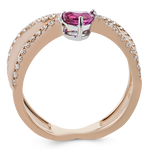 TR794 ROSE 18K X 2