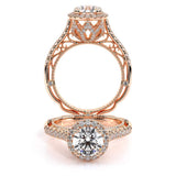VENETIAN-5061R-18K ROSE GOLD ROUND