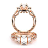 INSIGNIA-7074EM-18K ROSE GOLD EMERALD
