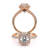 RENAISSANCE-944CU-6.5-18K ROSE GOLD CUSHION
