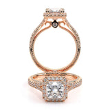 COUTURE-0424P-14K ROSE GOLD PRINCESS