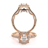 INSIGNIA-7092OV-14K ROSE GOLD OVAL