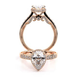 INSIGNIA-7102PEAR-18K ROSE GOLD PEAR