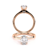 RENAISSANCE-SOL301-OV-14K ROSE GOLD OVAL