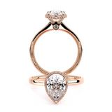 RENAISSANCE-SOL302-XPS-14K ROSE GOLD PEAR