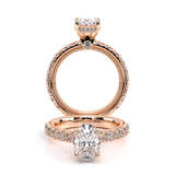 TRADITION-250DBOV-14K ROSE GOLD OVAL
