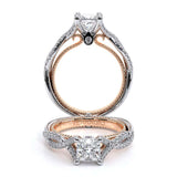 COUTURE-0421P-14K TWO TONE PRINCESS