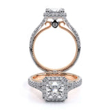 COUTURE-0424P-14K TWO TONE PRINCESS