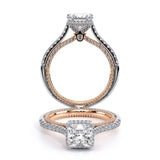 COUTURE-0482PR-14K TWO TONE PRINCESS