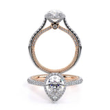 COUTURE-0482PS-18K TWO TONE PEAR