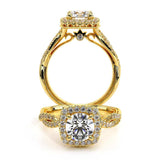 RENAISSANCE-918CU-7.0-18K YELLOW GOLD CUSHION