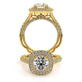 VENETIAN-5065CU-14K YELLOW GOLD CUSHION