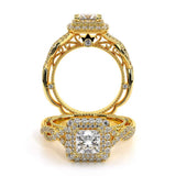 VENETIAN-5048P-18K YELLOW GOLD PRINCESS