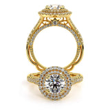 VENETIAN-5065R-18K YELLOW GOLD ROUND