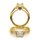COUTURE-0421P-14K YELLOW GOLD PRINCESS