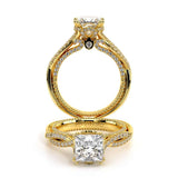 COUTURE-0451P-14K YELLOW GOLD PRINCESS