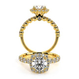 RENAISSANCE-954CU-2.5-18K YELLOW GOLD CUSHION